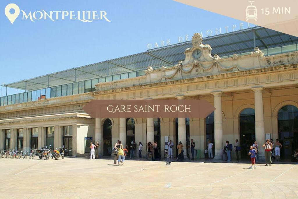 027-Maison, 2Chambres, Jardin, Parking, Central Montpellier Exterior foto
